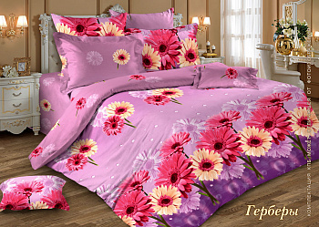 Перкаль 220 о/м Тейково (Наш) (9792-1 "Герберы (роз)")